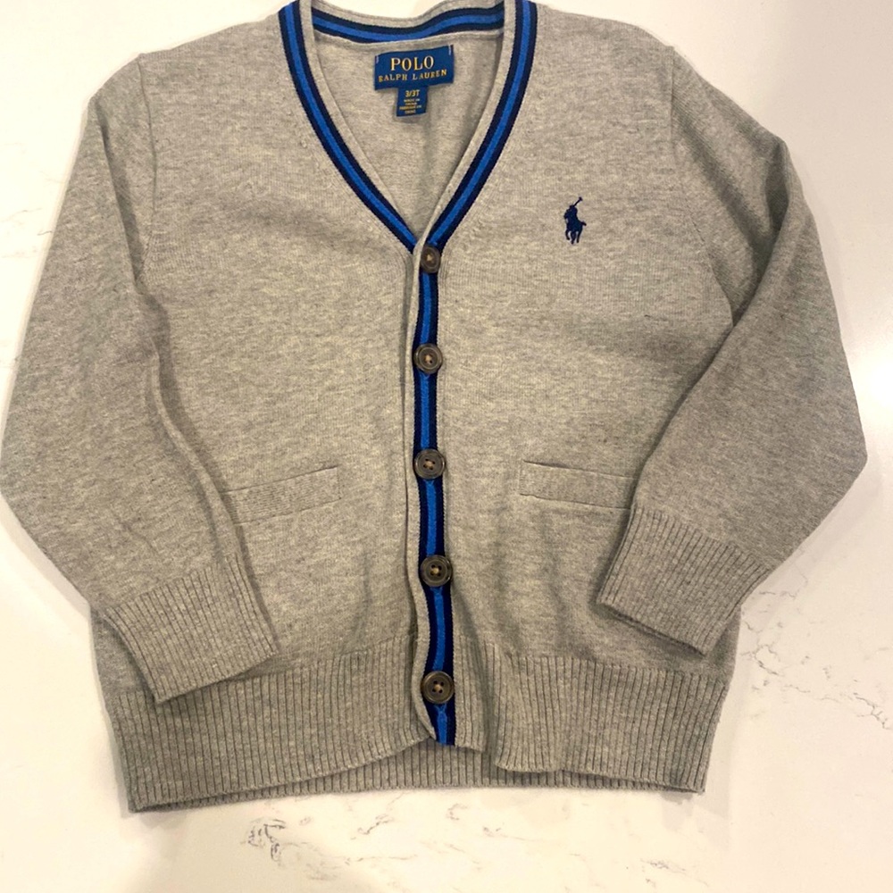 Polo Ralph Lauren 3T boys cardigan. Condition: Excellent